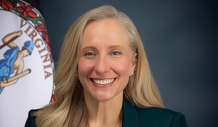 州長 Spanberger 的肖像