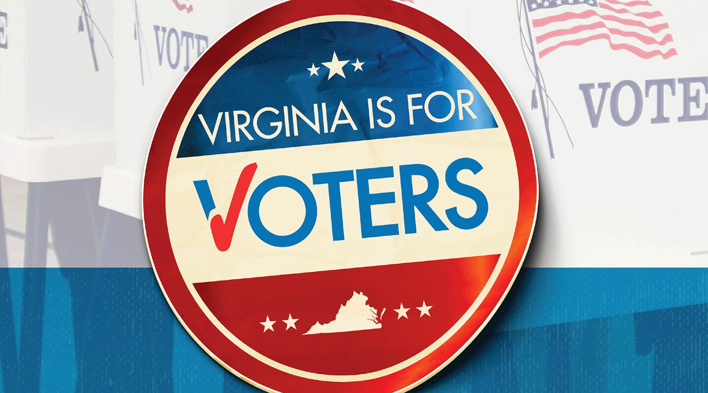 Virginia is for Voters 貼紙